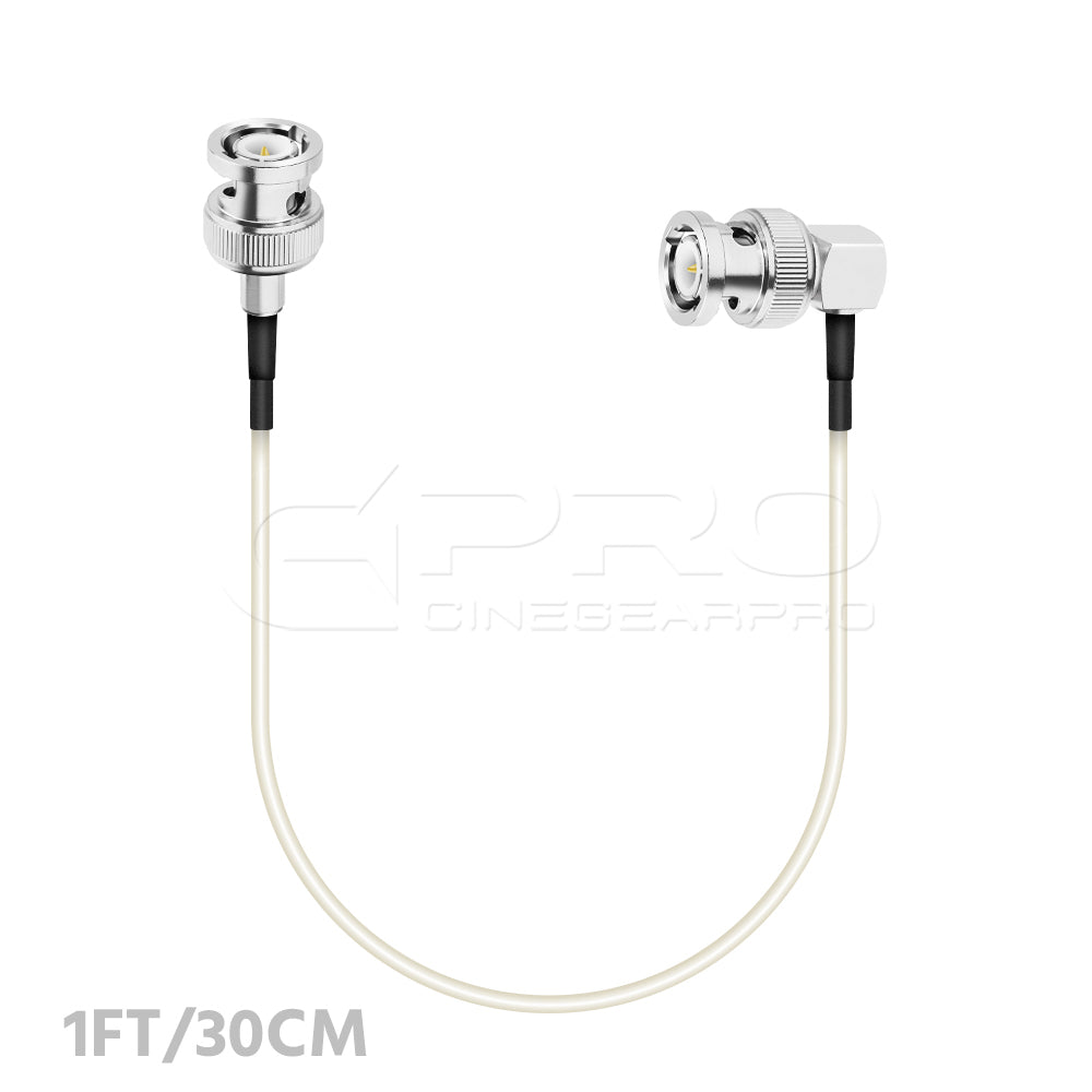 CGPro 12G SDI Cable BNC to Right Angle BNC