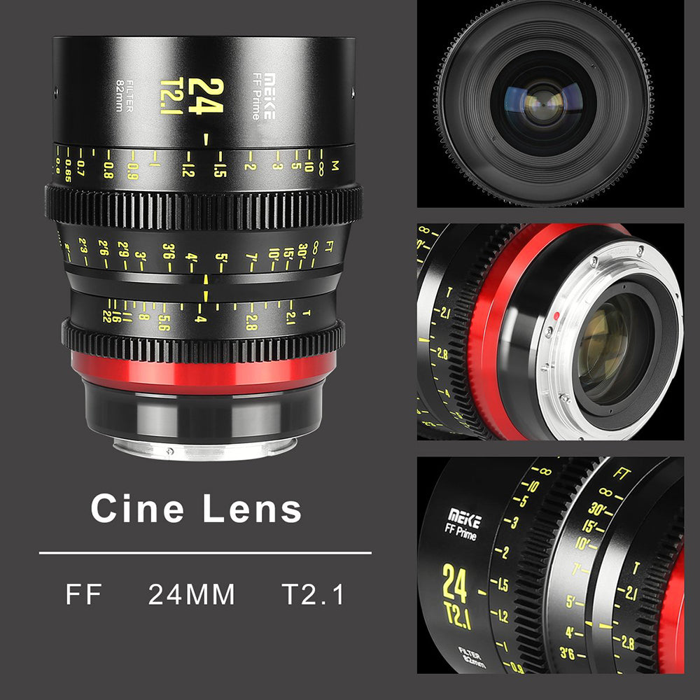 MEIKE FF-Prime 24mm T2.1 Full Frame Cine Lens
