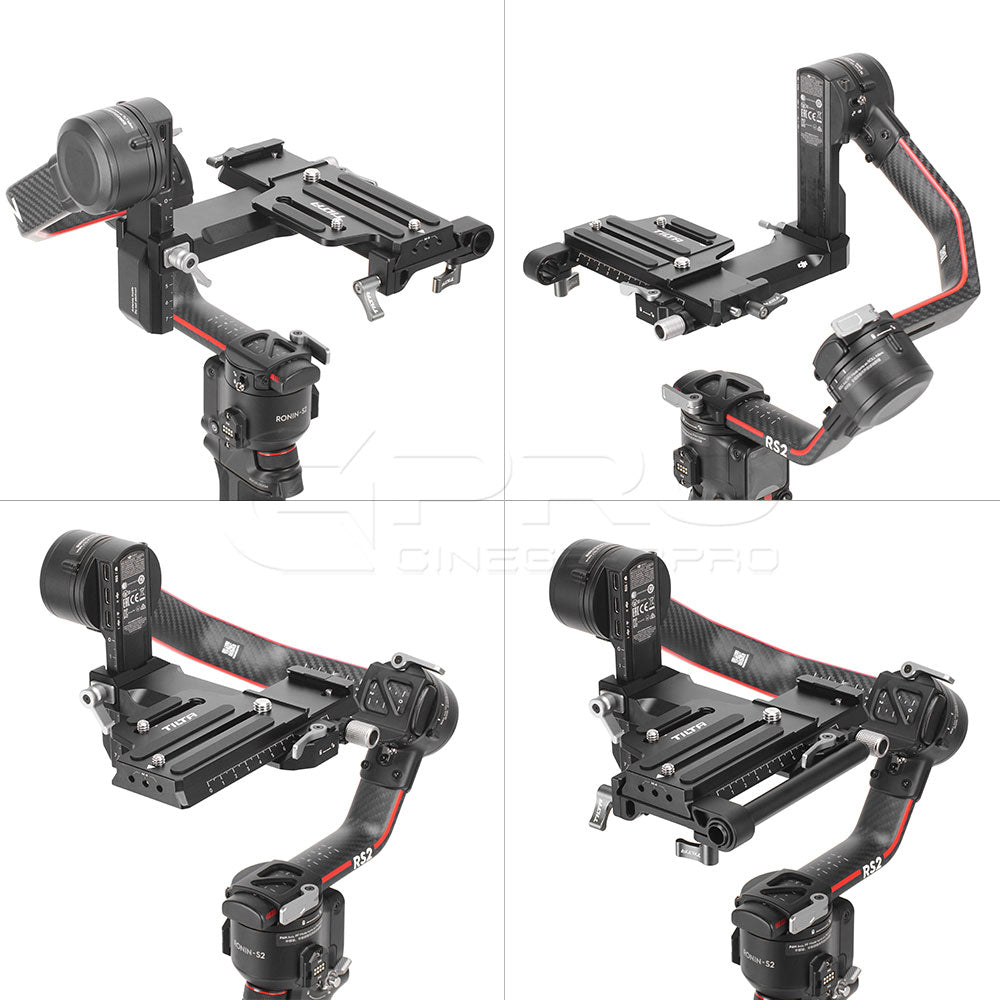 TiLTA TGA-MEP Manfrotto Quick Release Adapter Baseplate For DJI RS2 / RSC2 / RS3 / RS3 Pro / RS4 Pro / RS4