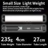YC ONION Energy Tube 10" RGB LED Light Stick 8W CRI 98+ 3200K-6200K APP Control