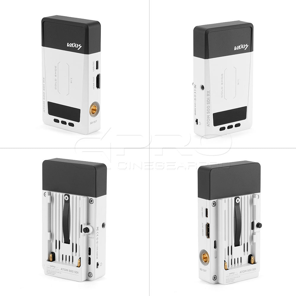 VAXIS ATOM 600 KV SDI/HDMI Wireless Transmission System For RED KOMODO 600ft (White)