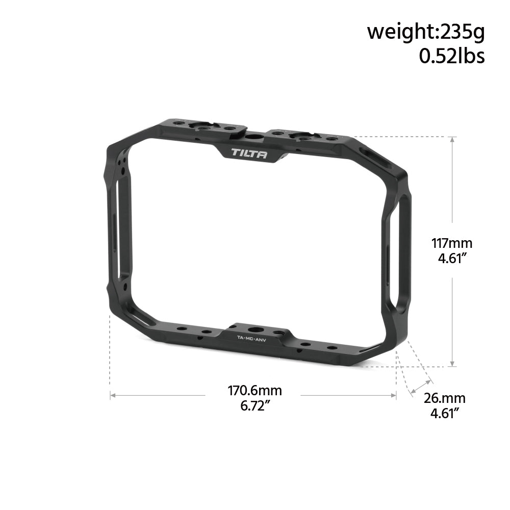 TiLTA TA-MC-ANV-B ATOMOS Ninja V/V+/SHINOBI Monitor Cage