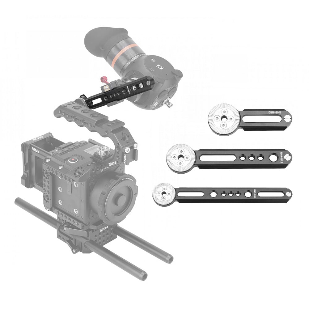 Nitze N49-NR NATO Rail with ARRI Rosette (3“/5"/7")