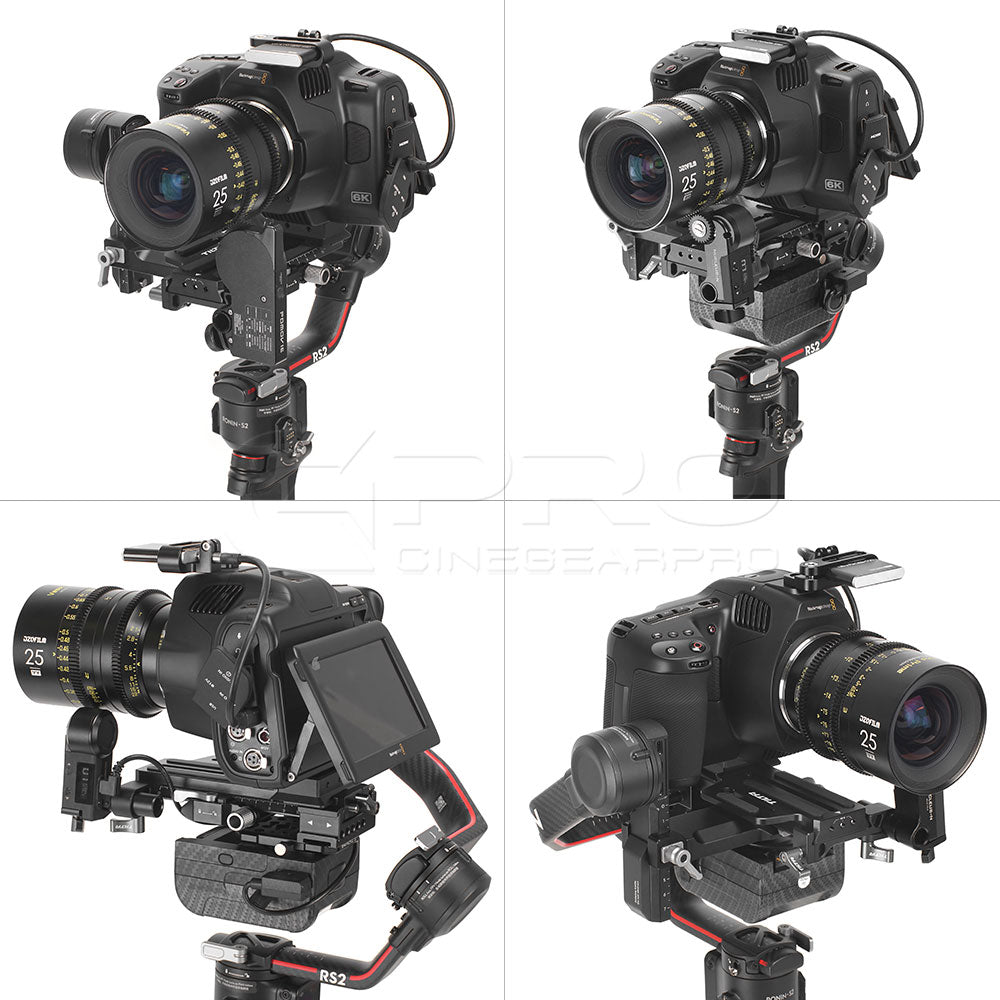 TiLTA TGA-MEP Manfrotto Quick Release Adapter Baseplate For DJI RS2 / RSC2 / RS3 / RS3 Pro / RS4 Pro / RS4
