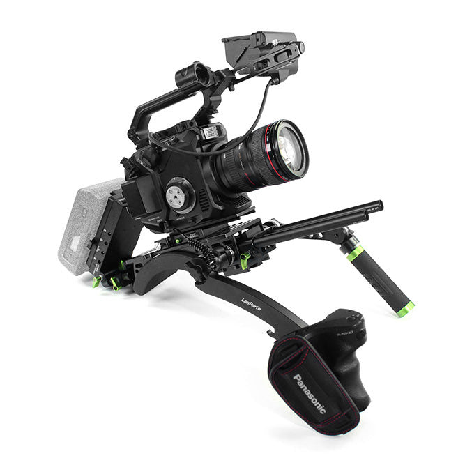 LanParte EVA1K-01 Basic Handle Kit for AU-EVA1 Camera - CINEGEARPRO