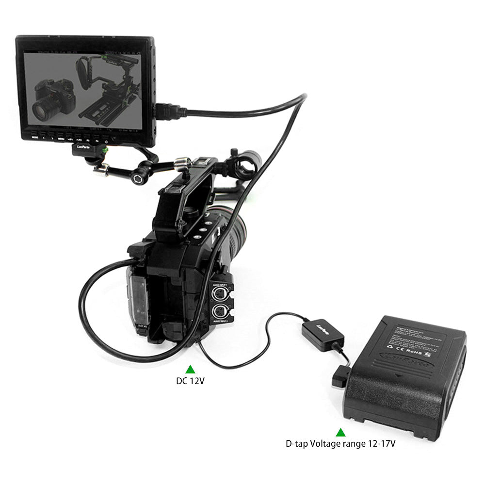 LanParte D-tap to Regulated 12V Camera Power Cable Power Cable - CINEGEARPRO