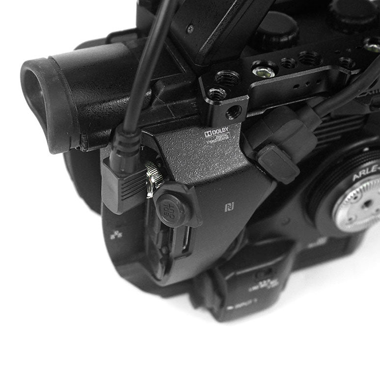 LanParte SDI-C-15 Coiled SDI Cable with Right Angle Connectors SDI Cable - CINEGEARPRO