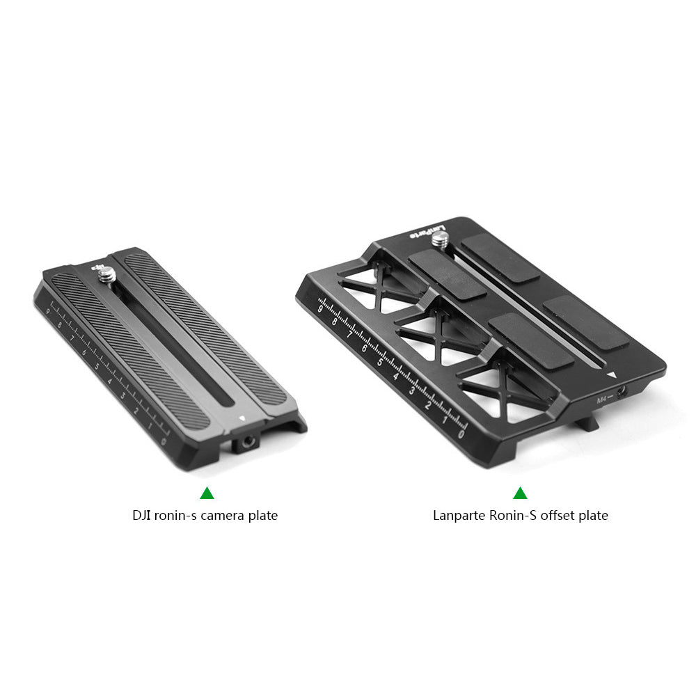 LanParte Offset Camera Plate for Ronin-S for BMPCC 4K Plate - CINEGEARPRO