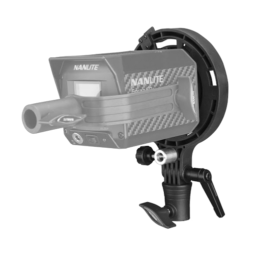 Nanlite AS-BA-FZ60 Bowens Adapter For Forza 60 LED Light Lighting Accessories - CINEGEARPRO