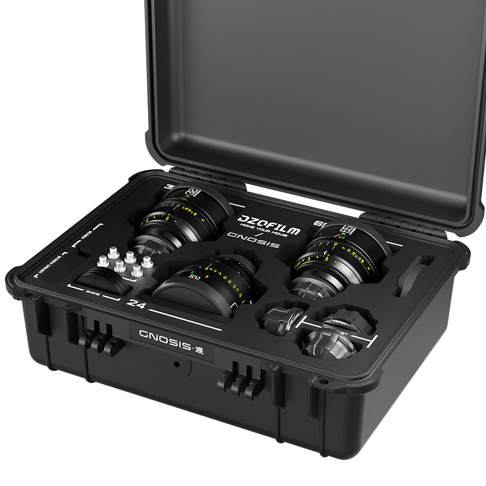 DZOFILM 24, 32, 65mm T2.8 Gnosis Macro Prime 3-Lens Kit (LPL with PL & EF Mounts)