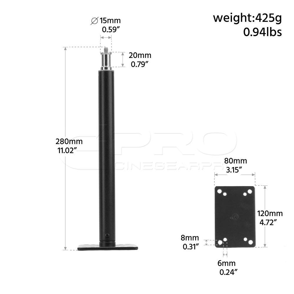 CINEGRIPPRO G04011 Wall Ceiling Mount