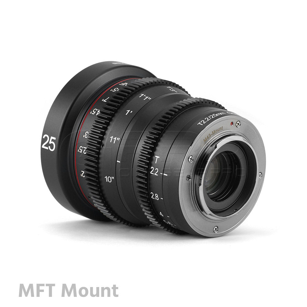 MEIKE 25mm T2.2 Manual Focus Cinema Prime Lens MFT Mount