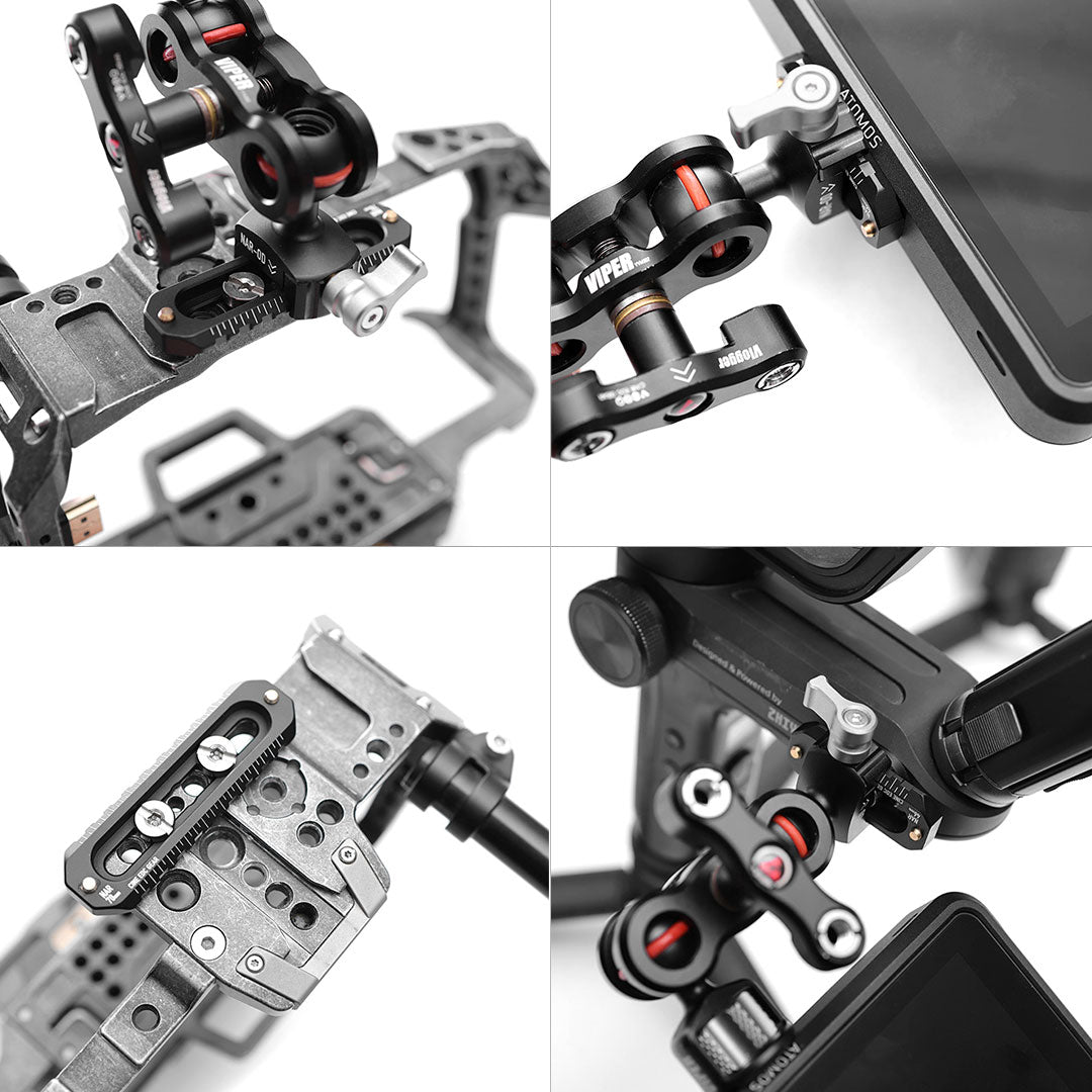 Vlogger NATO Rail 46mm - 70mm with Safety Pin