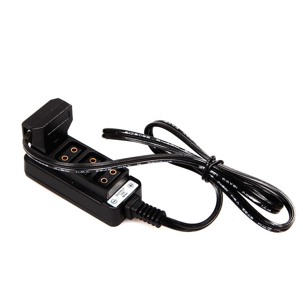 CGPro Male D-Tap Power Tap to 4 Female D-Tap P-Tap Hub Adapter for Photography Power Power Cable - CINEGEARPRO