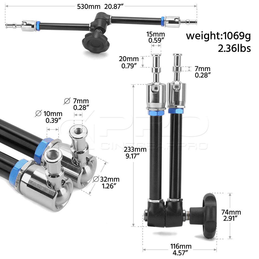 CINEGRIPPRO G01099 Variable Friction Magic Arm