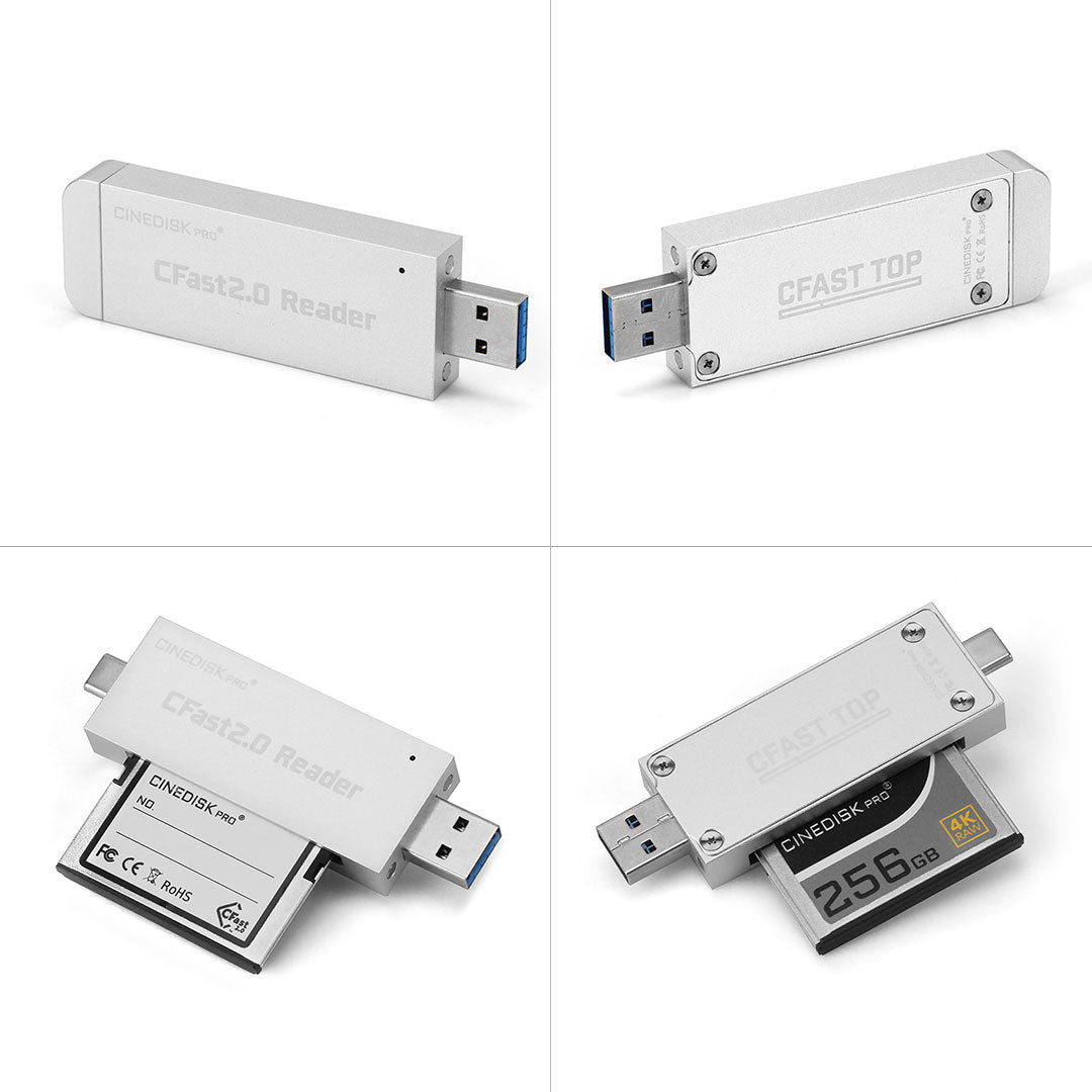 CINEDISKPRO CFast 2.0 Card Reader USB 3.1/Type-C