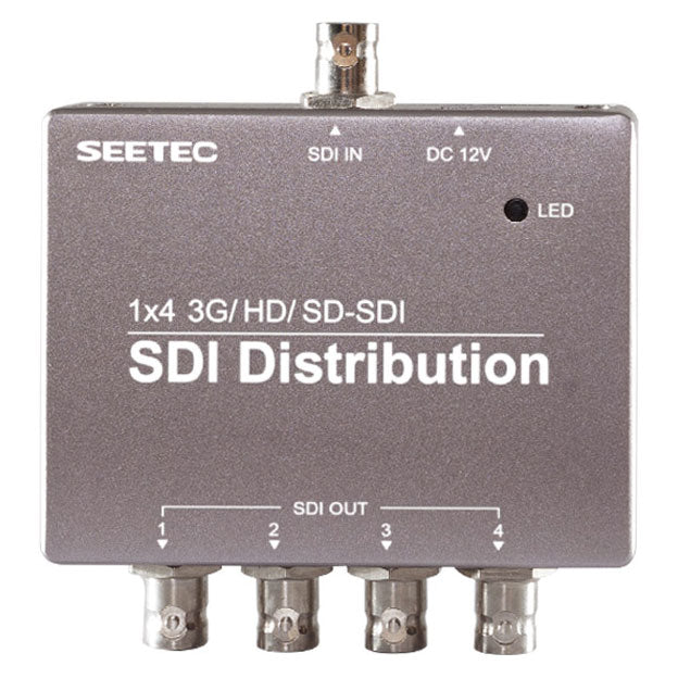 SEETEC SDI-124 3G/ HD/ SD-SDI Distribution 1X4 Converter - CINEGEARPRO