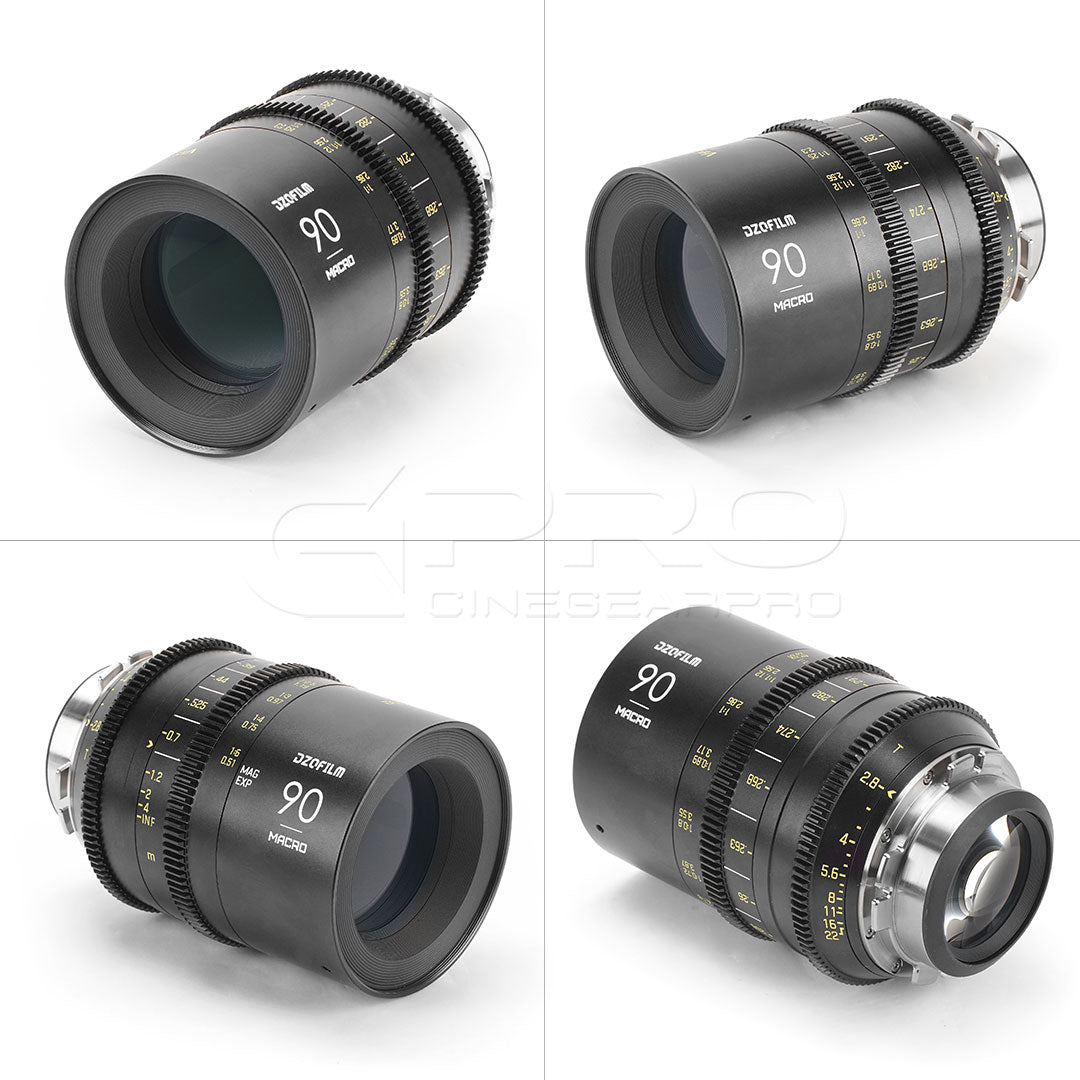 DZOFILM 90mm T2.8 (Macro 1:1.5) VESPID Prime Full Frame Cinema Lens PL&EF interchangeable Mount