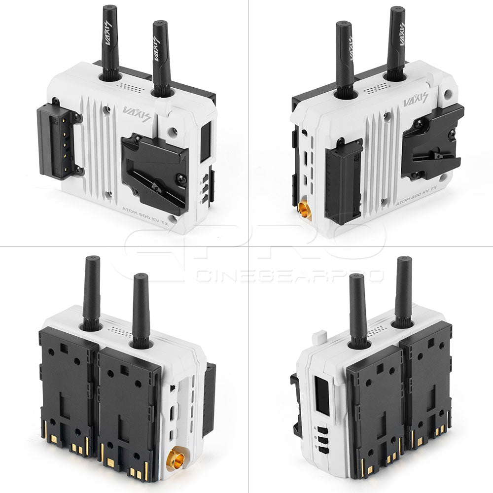 VAXIS ATOM 600 KV SDI/HDMI Wireless Transmission System For RED KOMODO 600ft (White)