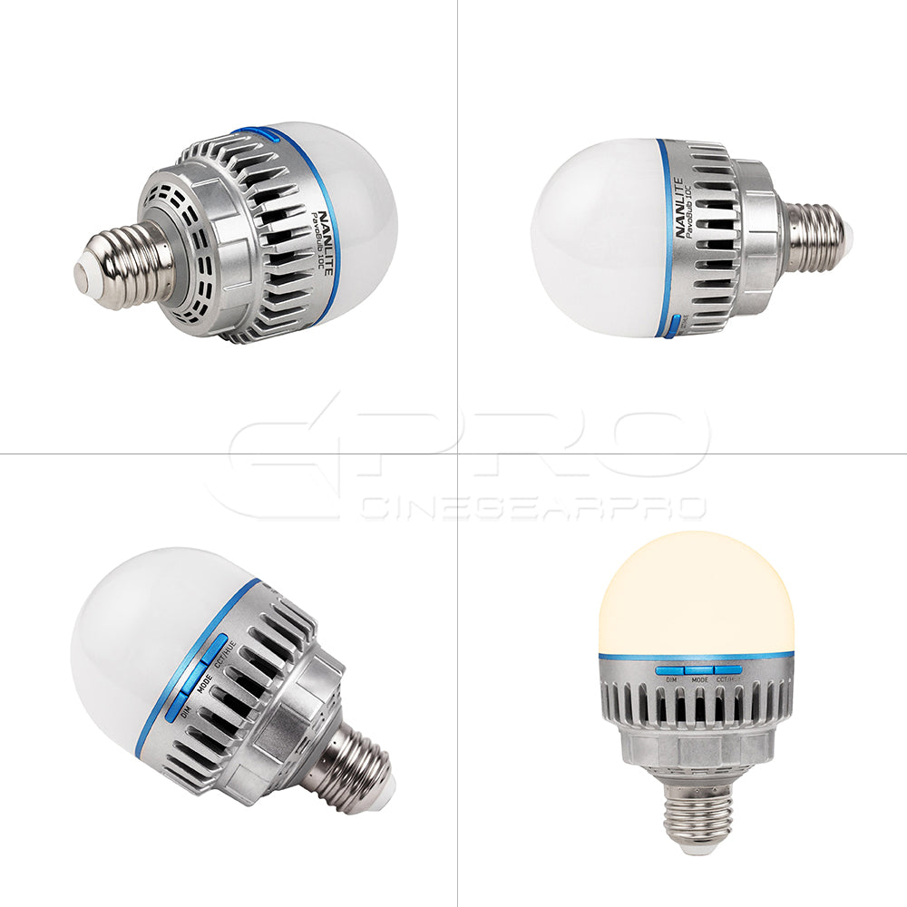 Nanlite PavoBulb 10C Bi-Color RGBWW LED Bulb