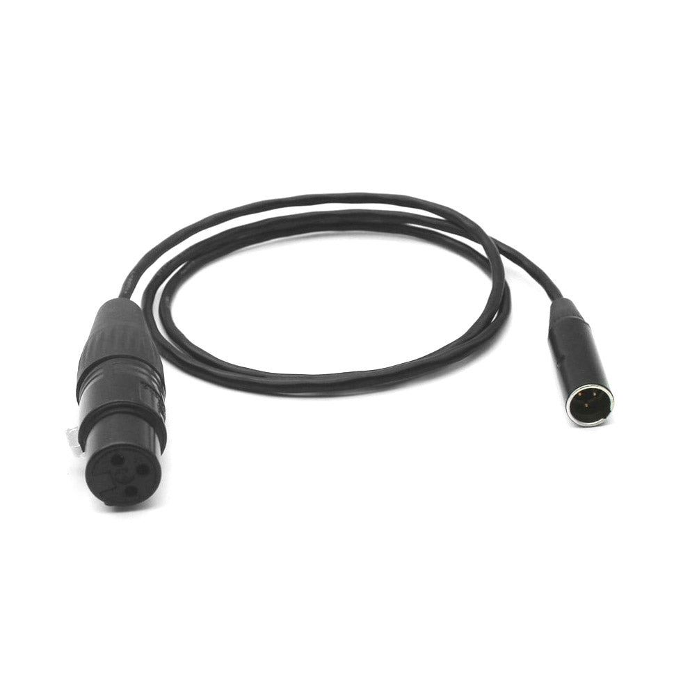 CGPro XLR Female To Mini XLR Cable for BlackMagic Design BMPCC 4K Camera Power Cable - CINEGEARPRO