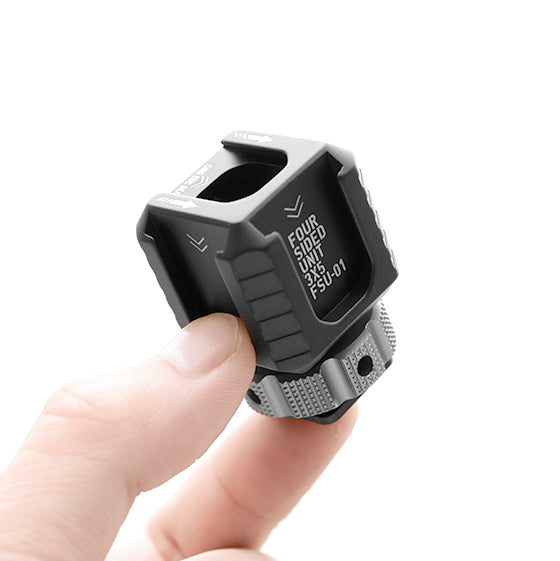 Vlogger 4-Side Cold Shoe Mount Adapter Camera Hot Shoe Unit