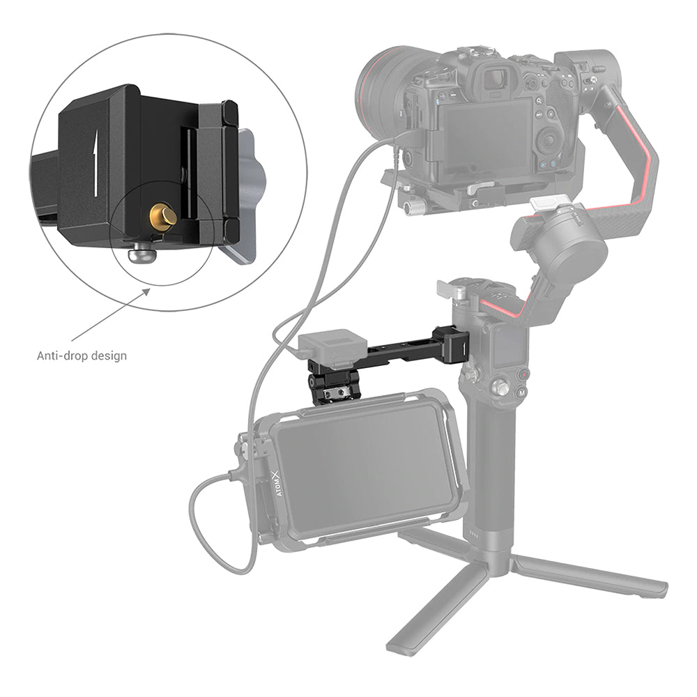 SmallRig 3026 Monitor Mount with NATO Clamp for DJI RS 2/RSC 2