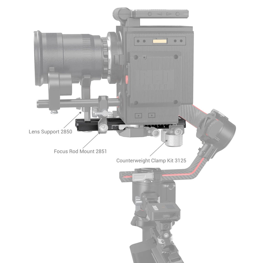 SmallRig 3031 Extended Quick Release Plate for DJI RS 2