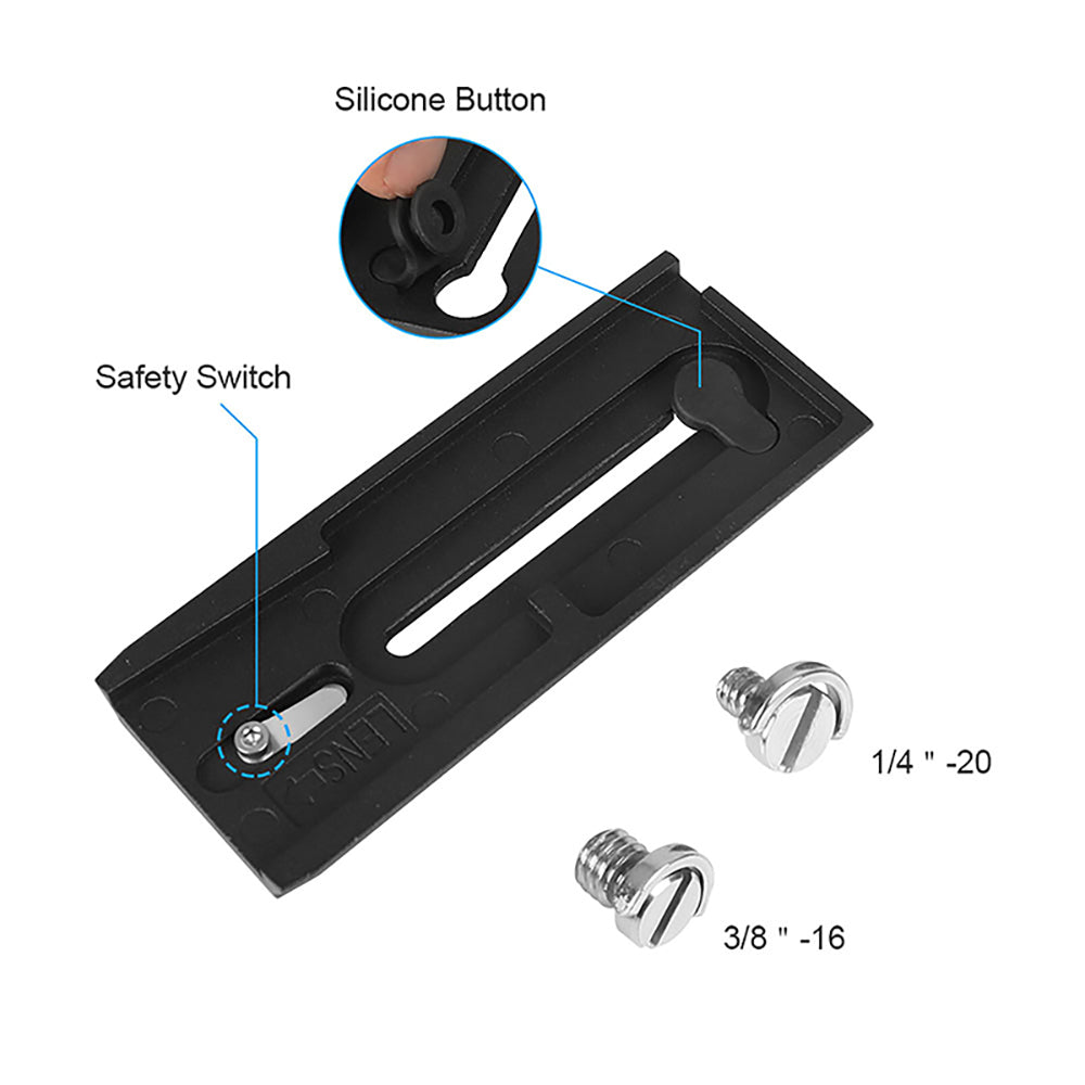CGPro 501PL Quick Release Plate 120mm For Manfrotto 501