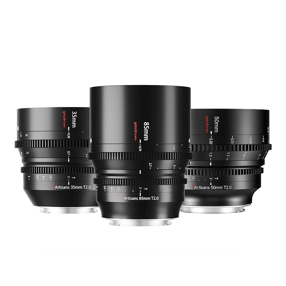 7Artisans 50mm T2.0 Full Frame Cine Lens E/R/L/Z mount