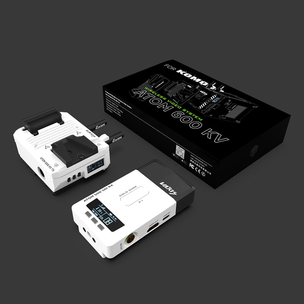 VAXIS ATOM 600 KV SDI/HDMI Wireless Transmission System For RED KOMODO 600ft (White)