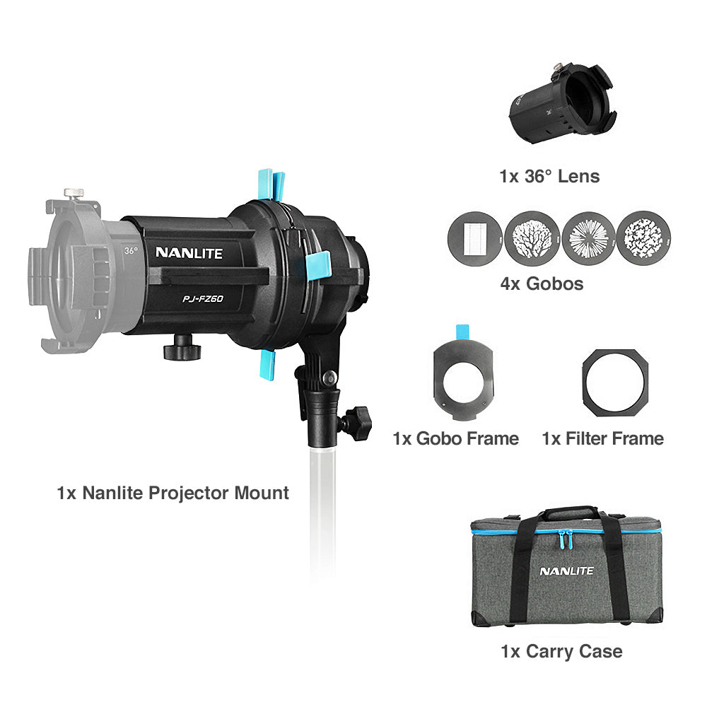 Nanlite Projector Mount for Forza 60 and 60B LED Monolights