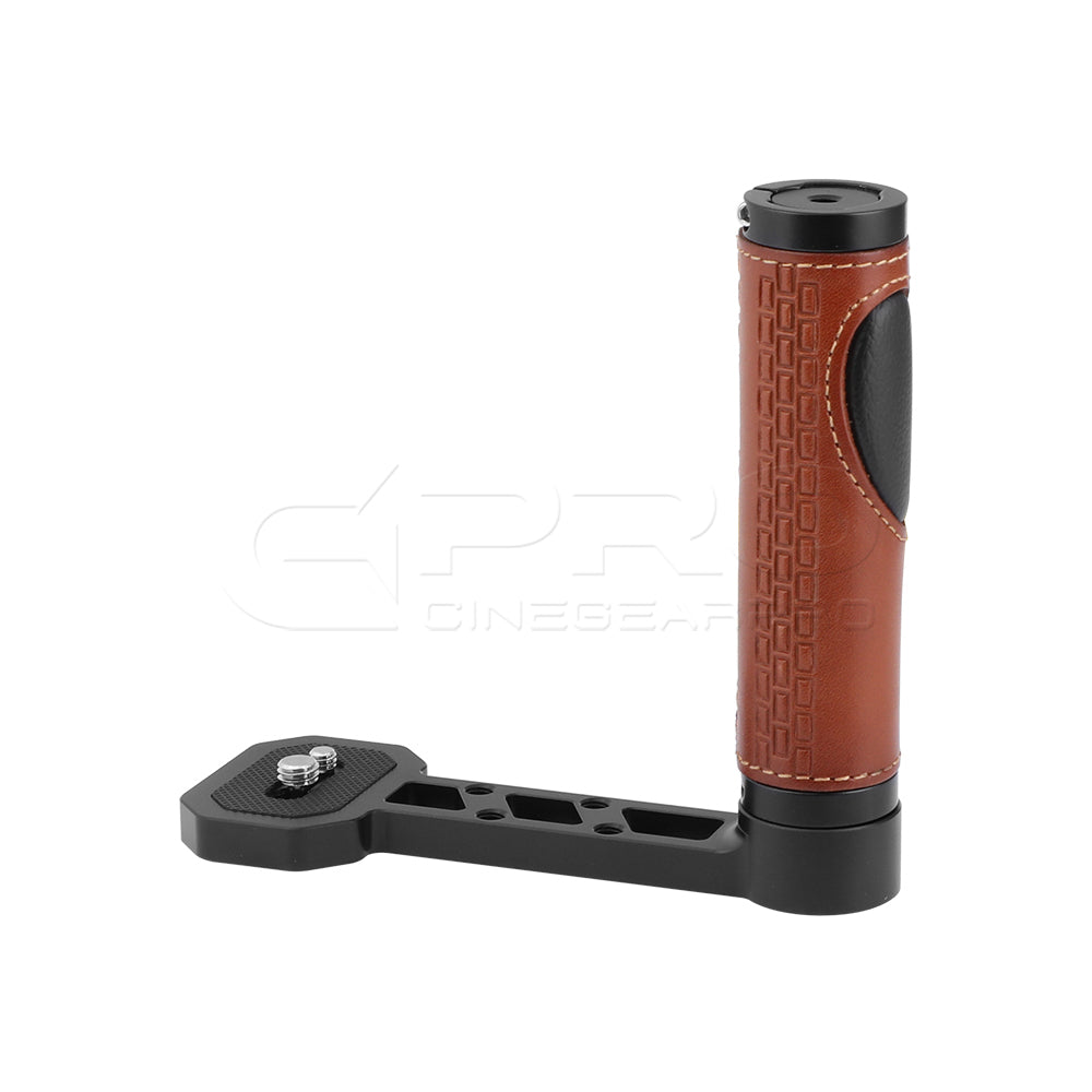 CGPro Side Handgrip (Leather-covered) L Type For DJI Ronin-S / SC & Zhiyun Crane 2 / V2 Stabilizer Gimbals Handles - CINEGEARPRO