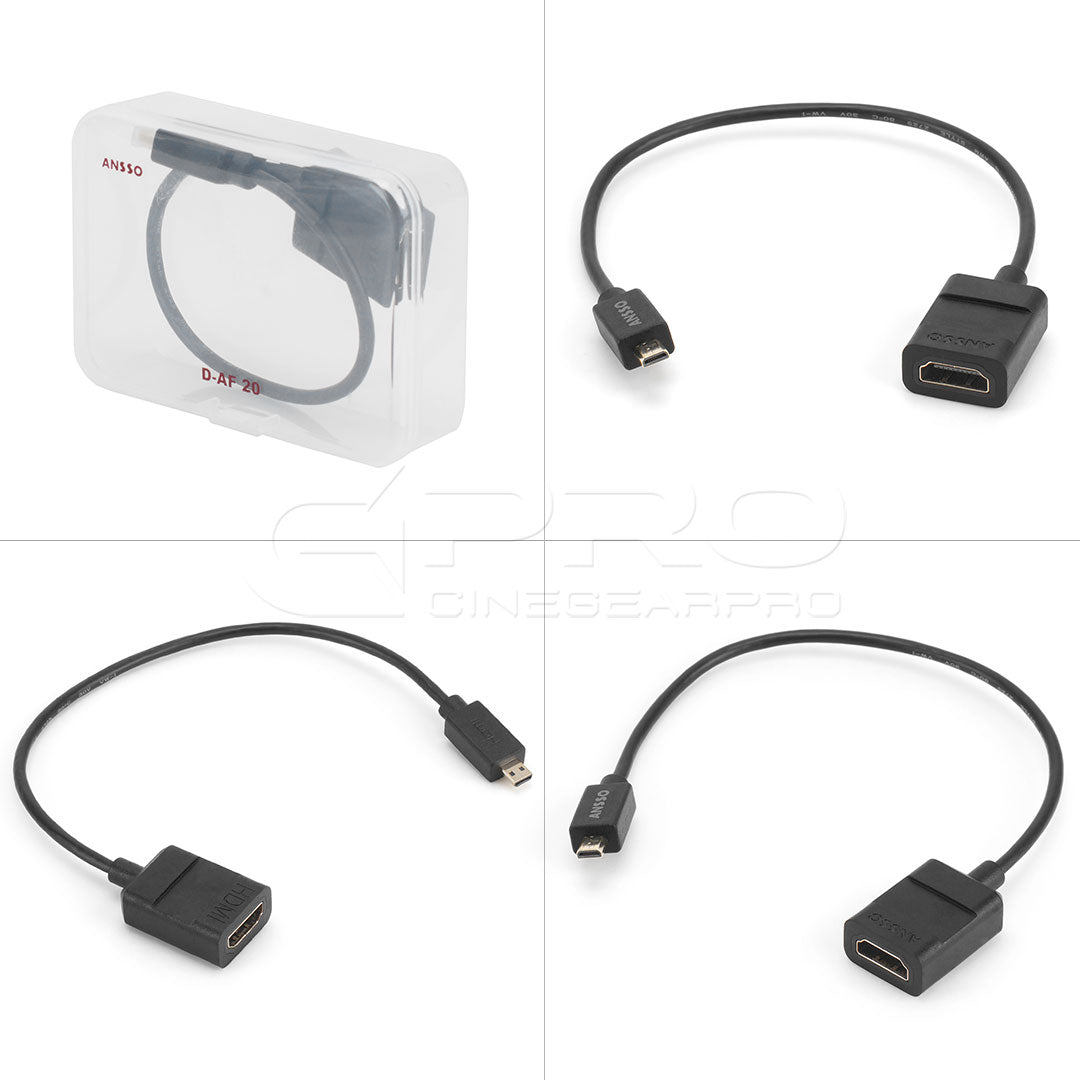 CGPro HYPER-THIN HDMI 2.0 Male to Female Adapter