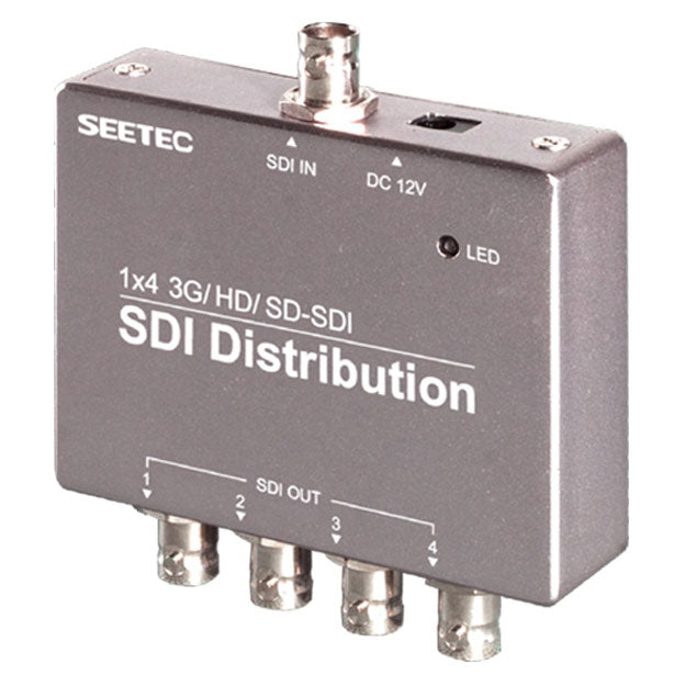 SEETEC SDI-124 3G/ HD/ SD-SDI Distribution 1X4 Converter - CINEGEARPRO