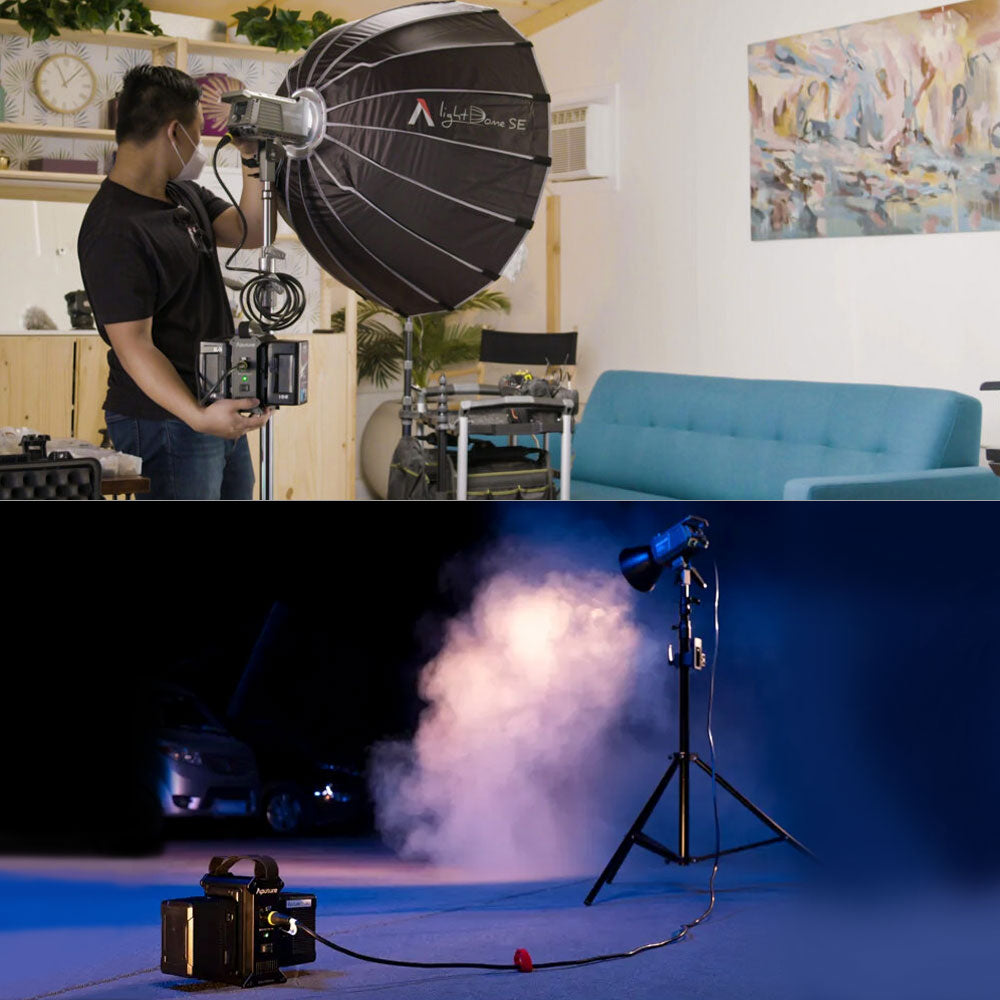 Aputure 2-Bay Power Station For NOVA P300C/200D/200X/100D/100X/ Falconeyes 120TDX II