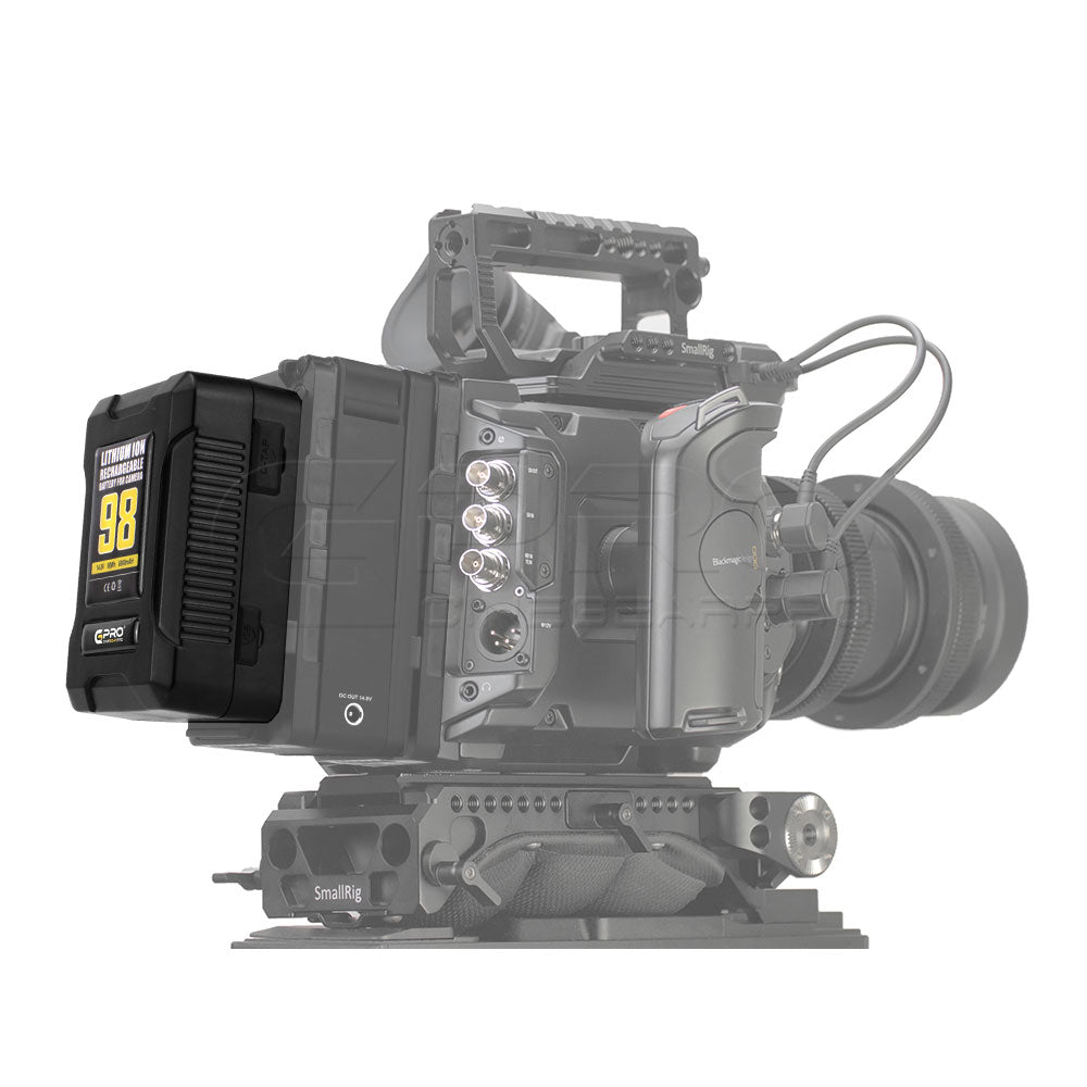CGPro Ultra Small Size Mini V-Lock Li-Ion V-Mount Battery w/ USB Output (98-270Wh) Battery - CINEGEARPRO