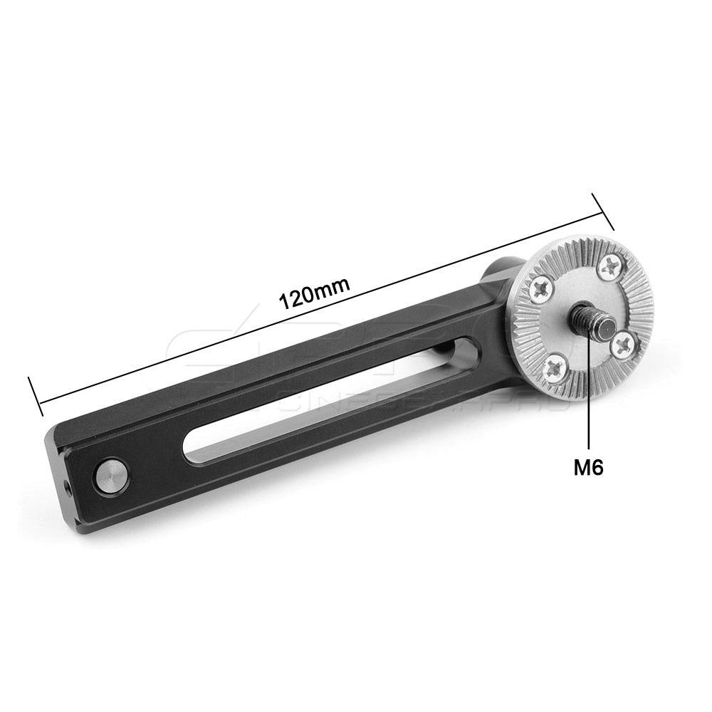 CGPro Standard NATO Rail With M6 ARRI Rosette Mount - CINEGEARPRO