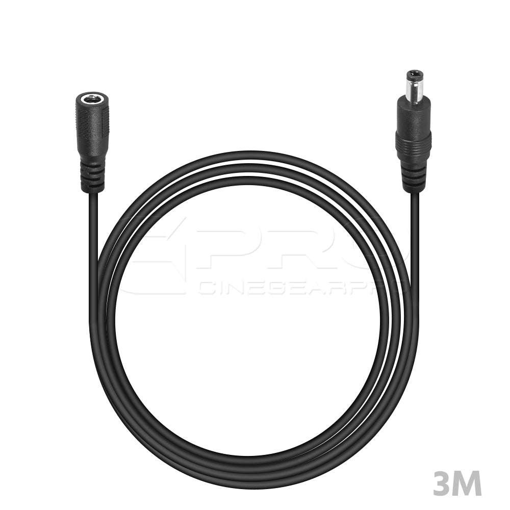 CGPro DC 5.5 * 2.5mm Extender Male to Female Barrel Connector Extension Cable