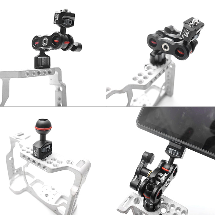 Vlogger Arri Locating Pin Mount For VIPER Articulating Magic Arm