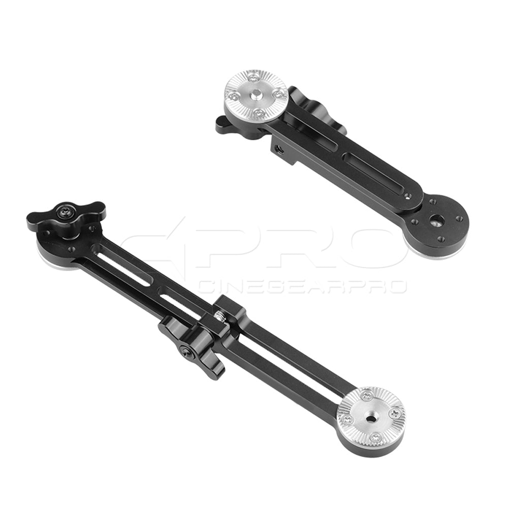 CGPro Adjustable Extension Arm With Double Rosette Mounts Rosette Components - CINEGEARPRO