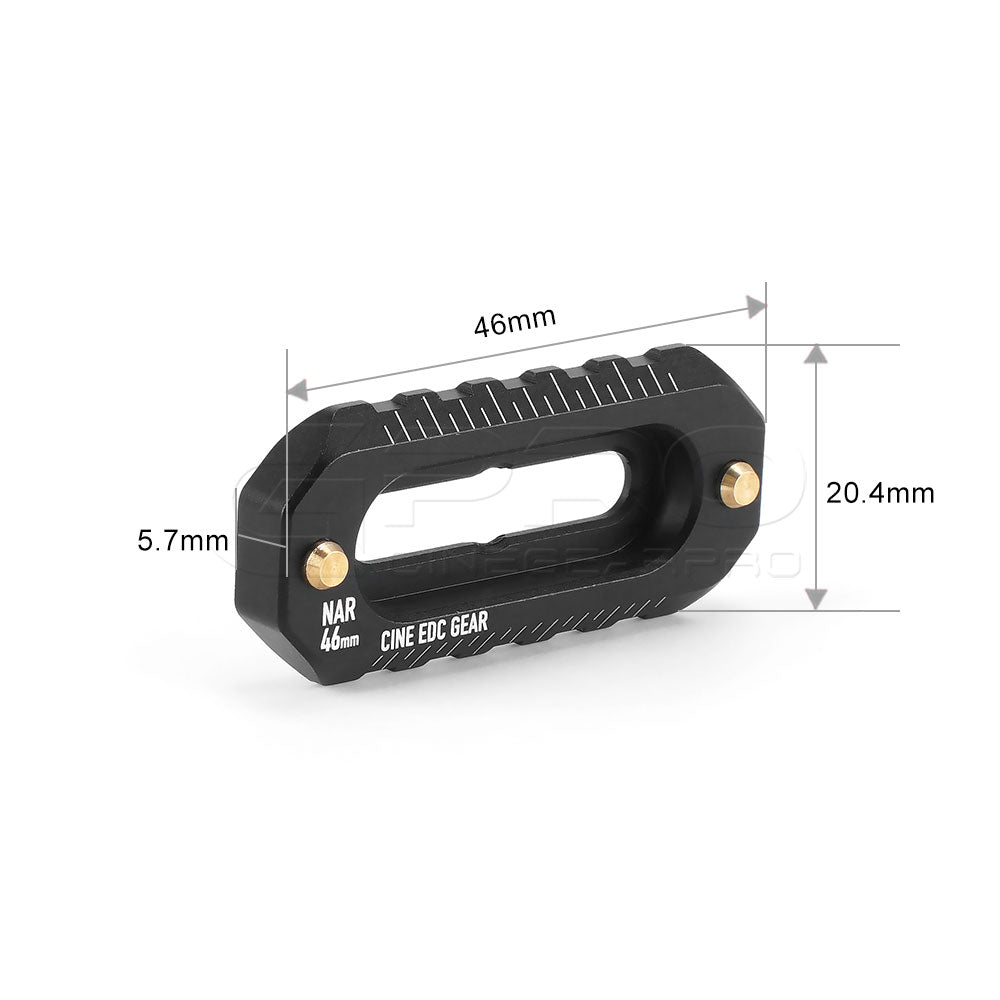 Vlogger NATO Rail 46mm - 70mm with Safety Pin