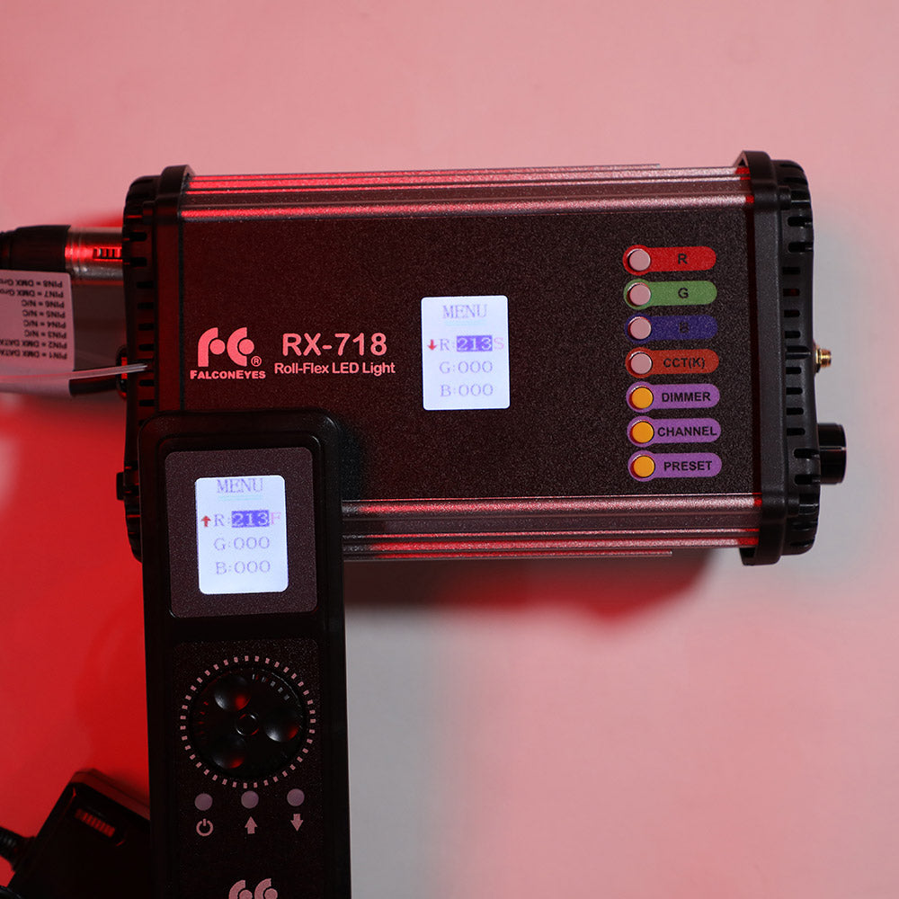 FALCONEYES RC-5 Wireless Remote Controller With LCD Screen Lighting Accessories - CINEGEARPRO