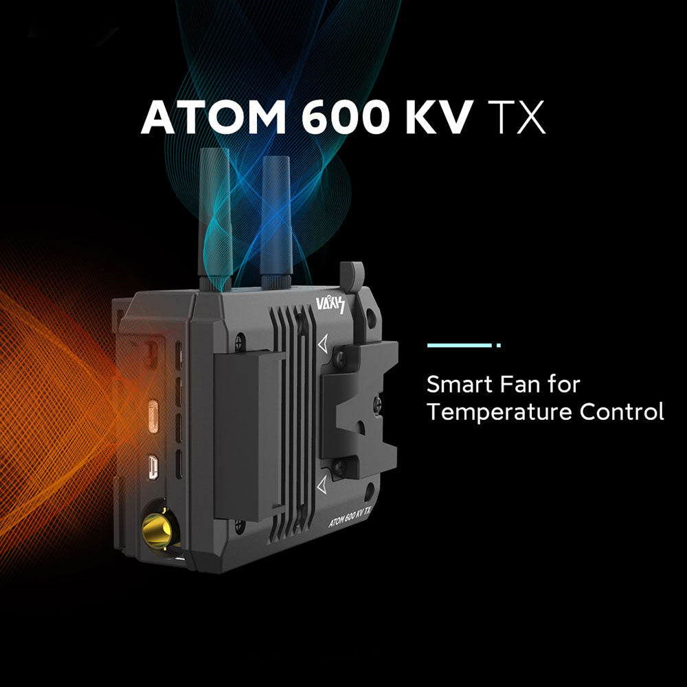 VAXIS ATOM 600 KV SDI/HDMI Wireless Transmission System For RED KOMODO 600ft (White)
