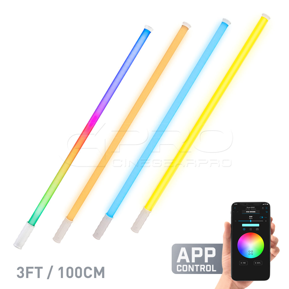 Nanlite PavoTube T8-7X RGBWW LED Pixel Tube 4-Light Kit