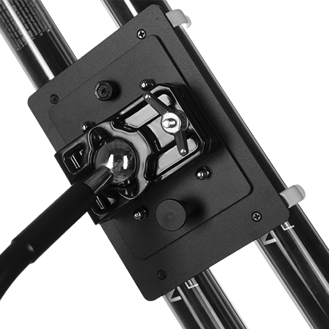 NanLite HD-T12-2-BHG holder for 2 Pavotube tubes holder with Gooseneck Lighting Accessories - CINEGEARPRO