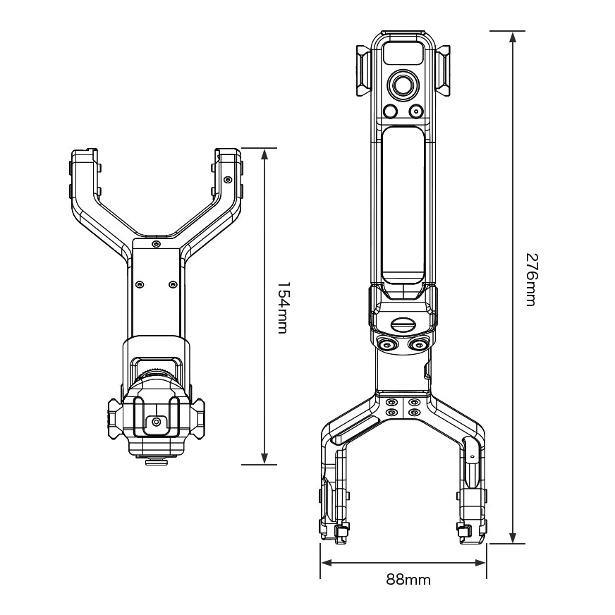 TiLTA TGA-ARH Advanced Rear Operating Handle for DJI RS 2