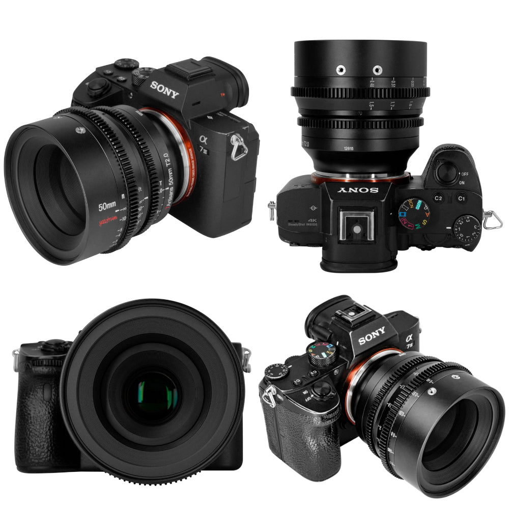 7Artisans 50mm T2.0 Full Frame Cine Lens E/R/L/Z mount