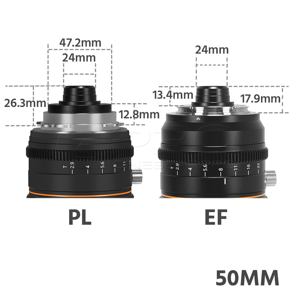 BLAZAR (Great Joy) 50mm T2.9 1.8x Anamorphic Lens EF/PL/E/L/RF/MFT Mount