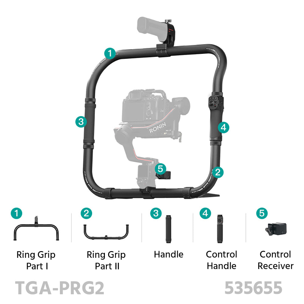TiLTA TGA-PRG Basic Ring Grip Plus For DJI RS 2/ RS3/ RS3 Pro/ RS4 Pro/ RS4